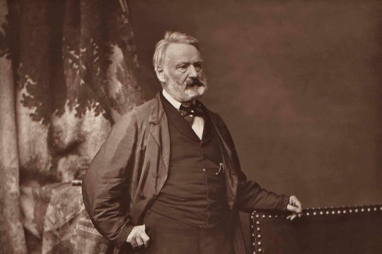 Bertall, Victor Hugo, 1867. Ausschnitt. Lizenz: PD-Art. Quelle: Wikimedia Commons