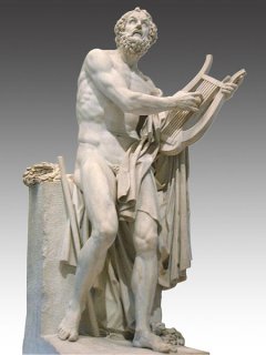 Philippe-Laurent Roland: Homer, Marmor-Skulptur, 1812. Musée du Louvre, Paris. Rechte: Urban / GNU FDL. Quelle: http://commons.wikimedia.org/wiki/Image:Louvre2004_134_cor.jpg