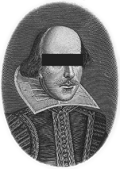 Shakespeare (man.). Rechte: gemeinfrei/Man. CC. Quelle: http://de.wikipedia.org/