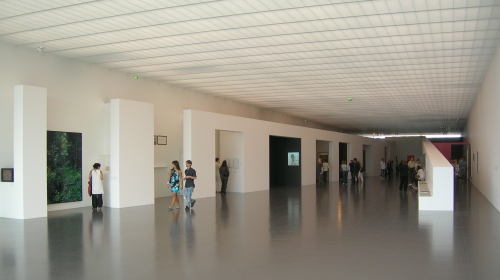 Galerie 3, Centre Pompidou in Metz, Innenansicht. Foto: jvf.
