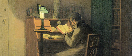 Kersting, Der elegante Leser, 1812. Ausschnitt. Lizenz: PD-Art. Quelle: http://commons.wikimedia.org/wiki/File:Georg_Friedrich_Kersting_-_Der_elegante_Leser.jpg