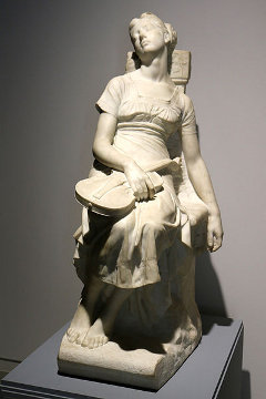 Skulptur von Paul de Vigne, Poverella. Foto: Rvalette, Quelle: Wikimedia Commons, Lizenz: CC-BY-SA-4.0
