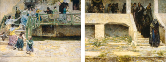 Gemälde von Cesare Laurenti, Parabola. Quelle: Telfair Museum, Lizenz: PD-Art