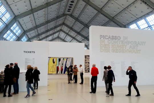 Ausstellungsansicht Picasso in der Kunst der Gegenwart – Deichtorhallen Hamburg, Foto: jvf