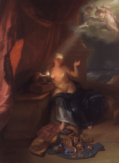 Godefridus Schalcken, Die Bekehrung der Maria Magdalena, 1700, Öl auf Leinwand, The Leiden Collection, New York