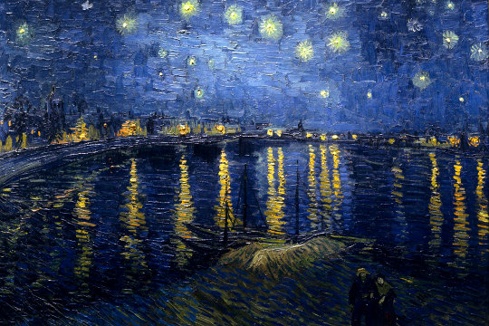 Vincent van Gogh, Sternennacht über der Rhône, 1888