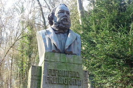 Denkmal für Ferdinand Freiligrath in Rolandseck. Foto: jvf