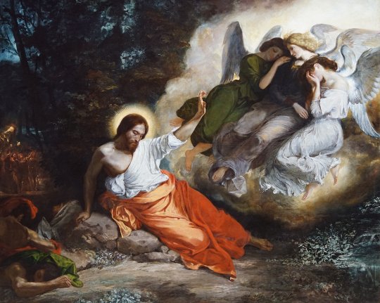 Eugène Delacroix, Le Christ au jardin des Oliviers, 1824/26. Foto: jvf