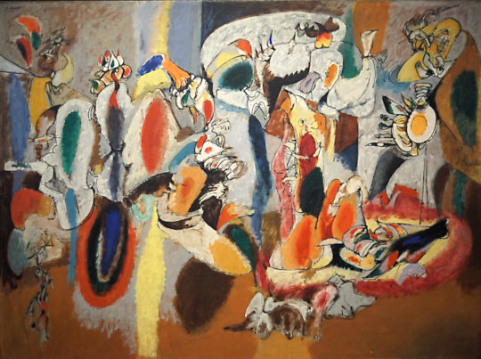 Arshile Gorky, The Liver Is the Cock's Comb, 1944. Foto: jvf