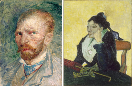 1908/1909 in der Sammlung Sternheim: Vincent van Gogh, Selbstbildnis / LʼArlésienne, 1887/1888. Heute Musée dʼOrsay Paris / Kröller-Müller Museum Otterlo. Quelle: Wikimedia Commons / Wikimedia Commons, Lizenz: PD-Art