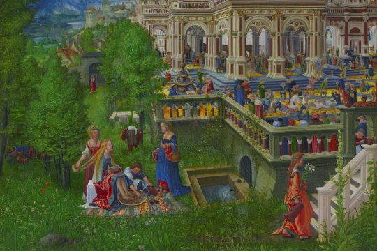 Albrecht Altdorfer, Susanna im Bade, 1526. Ausschnitt. Quelle: Wikimedia Commons, Lizenz: PD-Art
