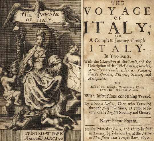Richard Lassels, The Voyage of Italy, 1670. Quelle: archive.org, Lizenz: PD-Art