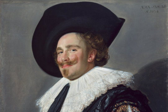 Frans Hals, De lachende cavalier, 1624. Ausschnitt. Lizenz: PD-Art. Quelle: Wikimedia Commons
