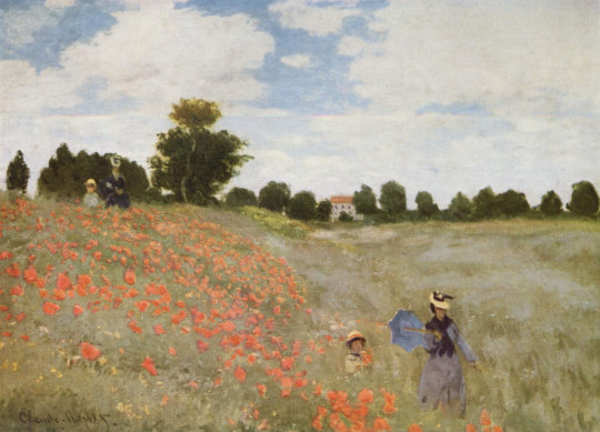 Claude Monet, Coquelicots (La promenade), 1873. Öl auf Leinwand, 50 x 65 cm. Musée d’Orsay, Paris. Quelle: Wikimedia Commons, Lizenz: PD-Art