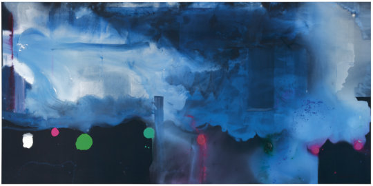 Helen Frankenthaler, Star Gazing, 1989. Acryl auf Lein­wand, 181,6 x 365,8 cm. © 2025 Helen Franken­thaler Foundation, Inc. / ProLitteris, Zurich. Helen Franken­thaler Foundation, New York