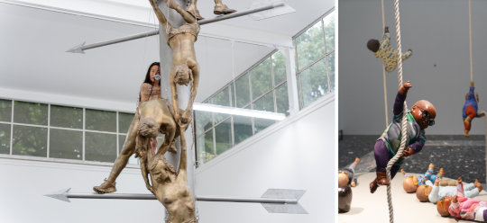 Pavillons Österreich / Japan, Seaworld Venice / Grass Babies, Moon Babies. 61. Inter&shy;nationale Kunst&shy;ausstellung – La Biennale di Venezia, In Minor Keys. Foto: Andrea Avezzù / Luca Zambelli Bais, Courtesy: La Biennale di Venezia