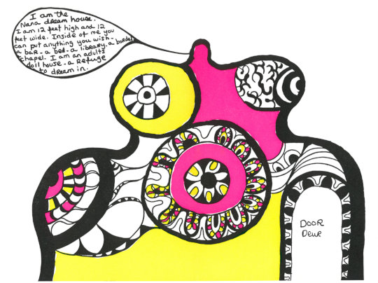 Niki de Saint Phalle, I am the Nana Dream House, 1967, Druck, © Niki Charitable Art Foundation / VG Bild-Kunst, Bonn 2025