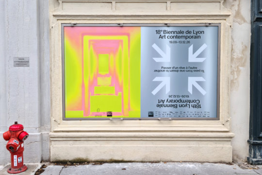 Plakate Biennale Lyon. Foto: jvf